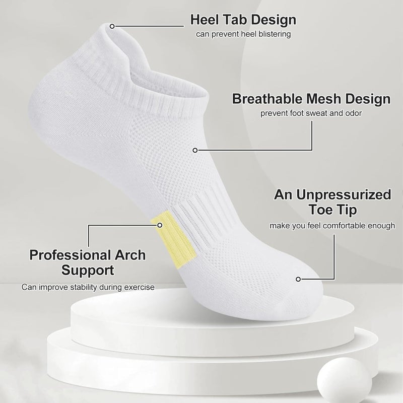 Darller 6 Pairs Ankle Socks for Women - Lightweight Low Cut No Show Casual Cotton Socks Breathable - Image 2